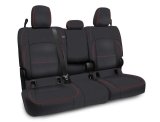 PRP 2020+ Jeep Gladiator JT Rear Bench Cover with Leather Interior - Black with Red Stitching thumbnail 1