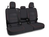 PRP 2020+ Jeep Gladiator JT Rear Bench Cover with Leather Interior - Black with Red Stitching thumbnail 2