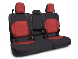 PRP 2020+ Jeep Gladiator JT Rear Bench Cover with Leather Interior - Black/Red thumbnail 2