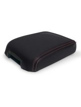 PRP 2016+ Center Console Cover Toyota Tacoma - Black with Red Stitching thumbnail 2