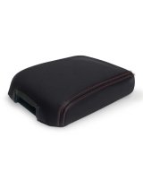 PRP 2016+ Center Console Cover Toyota Tacoma - Black with Red Stitching thumbnail 3