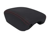 PRP 2018+ Jeep Wrangler JL / Jeep Gladiator JT Center Console Cover - Black with Red Stitching thumbnail 1
