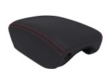 PRP 2018+ Jeep Wrangler JL / Jeep Gladiator JT Center Console Cover - Black with Red Stitching thumbnail 2