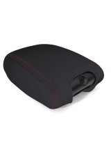 PRP 11-18 Jeep Wrangler JK/JKU Center Console Cover - Black with Red Stitching thumbnail 1
