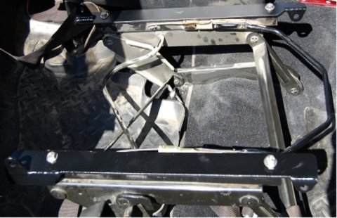 PRP Jeep CJ7/YJ Seat Adapter Mount (Passenger Side) thumbnail 5