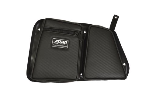PRP Polaris RZR Rear Door Bag with Knee Pad (Driver Side)- Black thumbnail 1