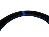PRP Comp-R D-Shape Suede Steering Wheel - Blue thumbnail 3