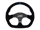 PRP Comp-R D-Shape Suede Steering Wheel - Blue thumbnail 4