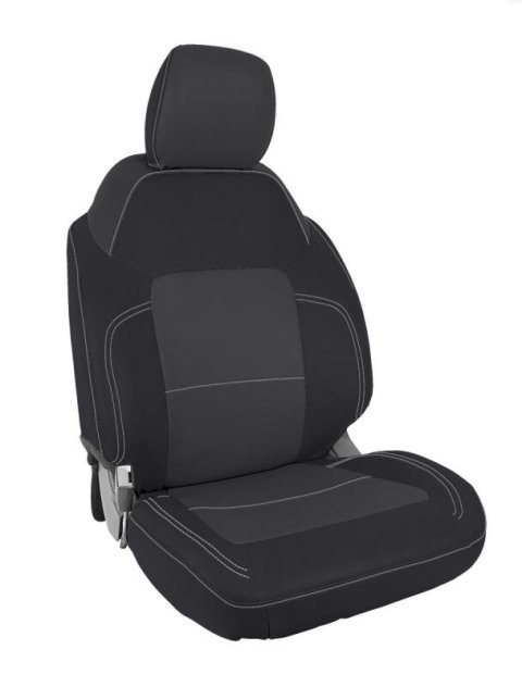PRP 2021+ Ford Bronco 4 Door Front Seat Covers (Pair) - Black & Grey thumbnail 1
