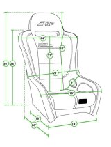 PRP Shreddy Edition Podium Suspension Seat - Cracked/Black thumbnail 2