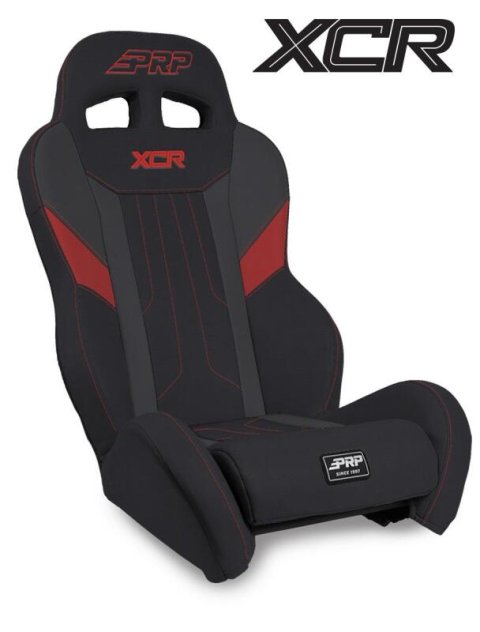 PRP Polaris RZR XCR Suspension Seat Black & Red
