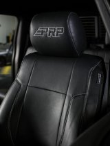 PRP 12-14 Ford Raptor Front Seat Covers (Pair) - Black w Silver Stitch thumbnail 1