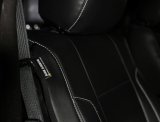 PRP 12-14 Ford Raptor Front Seat Covers (Pair) - Black w Silver Stitch thumbnail 2