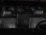 PRP 12-14 Ford Raptor Front Seat Covers (Pair) - Black w Silver Stitch thumbnail 4