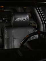 PRP 12-14 Ford Raptor Front Seat Covers (Pair) - Black w Silver Stitch thumbnail 8