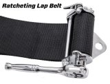 PRP 5.2 Cam-Lock Harness w/ Ratchet Lap Belt - Black thumbnail 2