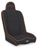 PRP Daily Driver High Back Suspension Seat- Black/Orange Tweed thumbnail 2