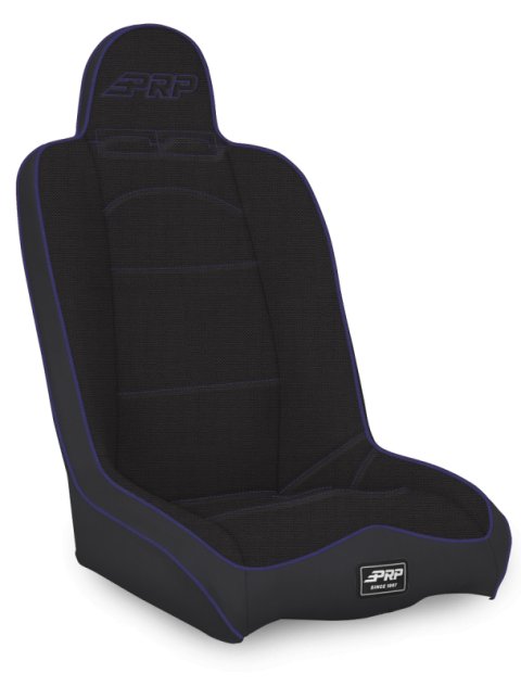 PRP Daily Driver High Back Suspension Seat- Black/Purple Tweed