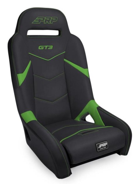 PRP GT3 Suspension Seat - Black/Green