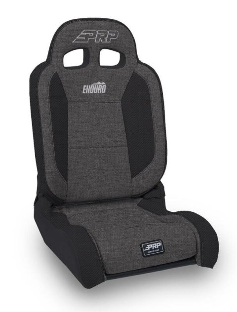 PRP EnduroDaily Reclining Suspension Seat - Black/Gray Tweed - Driver thumbnail 1