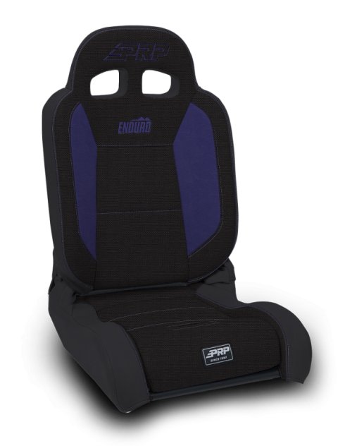 PRP EnduroDaily Reclining Suspension Seat - Black/Purple Tweed - Driver