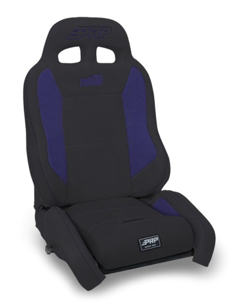PRP EnduroCrawl Reclining Suspension Seat - Black/Purple Vinyl - Driver