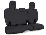 PRP Jeep Wrangler JL Rear Bench Covers - 2 door - Black/Purple thumbnail 1
