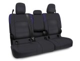 PRP Jeep Wrangler JT Rear Bench Covers - with Armrest - Black/Purple thumbnail 1