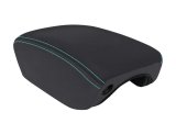 PRP 2018+ Jeep Wrangler JL Center Console Cover - Black/Teal thumbnail 1