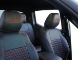 PRP 16-23 Toyota Tacoma Front Seat Covers (Pair) - Black/Orange thumbnail 3