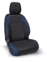 PRP 16-23 Toyota Tacoma Front Seat Covers (Pair) - Black/Navy Blue thumbnail 1