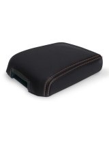 PRP Center Console Cover for 16-23 Toyota Tacoma - Black/Orange thumbnail 1