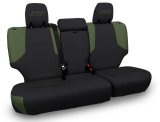 PRP 11-24 Toyota 4Runner Rear Bench Cover - 5-seat model - Black/Olive Green thumbnail 1