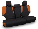 PRP 11-24 Toyota 4Runner Rear Bench Cover - 5-seat model - Black/Orange thumbnail 1