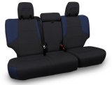 PRP 11-24 Toyota 4Runner Rear Bench Cover - 5-seat model - Black/Navy Blue thumbnail 1