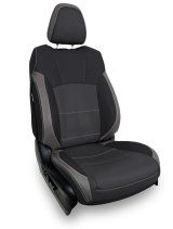 PRP 2021+ Subaru Outback Front Seat Covers (Pair) - Black and Gray thumbnail 1