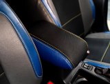 PRP 2013-2017 Subaru Crosstrek Center Console Cover - Black w/ Red Stitch thumbnail 2