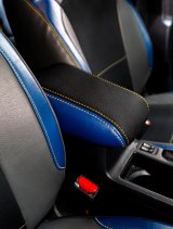PRP 2013-2017 Subaru Crosstrek Center Console Cover - Black w/ Red Stitch thumbnail 4