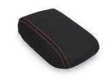 PRP 2013-2017 Subaru Crosstrek Center Console Cover - Black w/ Orange Stitch thumbnail 1