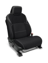 PRP 2024 Toyota Tacoma Front Seat Covers (Pair) - Black and Gray thumbnail 1