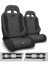 PRP Jeep Wrangler Enduro Elite Reclining Seat - Grey thumbnail 1