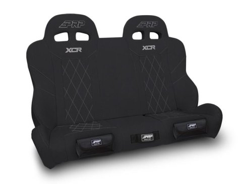 PRP XCR Polaris RZR Quick Release Rear Suspension Bench Seat w Diamond Stitch/Front Pockets thumbnail 1