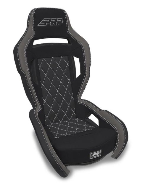 PRP Contour UTV Suspension Seat - Black and Gray thumbnail 2