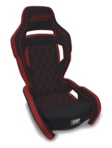 PRP Contour UTV Suspension Seat -Black and Red thumbnail 1