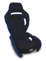 PRP Contour UTV Suspension Seat -Black and Blue thumbnail 1