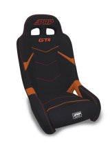 PRP Polaris RZR/Can-Am Maverick GT4 Suspension Seat - Black/Orange thumbnail 1
