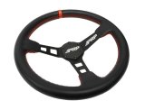 PRP Deep Dish Leather Steering Wheel - Red thumbnail 5