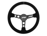 PRP Deep Dish Suede Steering Wheel - Black thumbnail 1