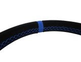PRP Deep Dish Suede Steering Wheel - Blue thumbnail 3