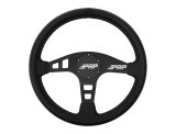 PRP Flat Leather Steering Wheel - Black thumbnail 1